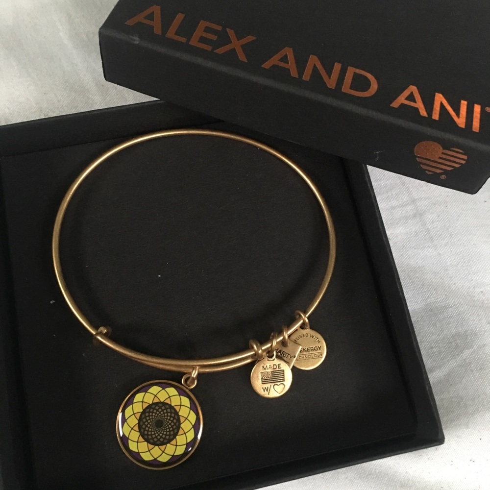 Alex and Ani Sunflower RG
